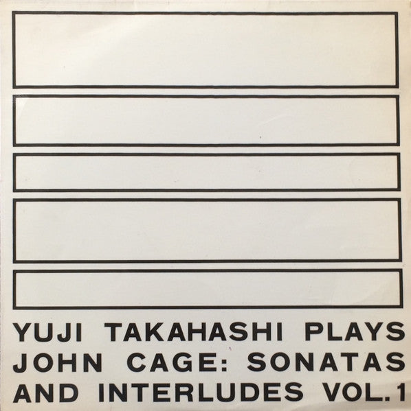 Yuji Takahashi Plays John Cage ~ Sonatas And Interludes Vol. 1 (Vinyl) - Djungel & Jazz