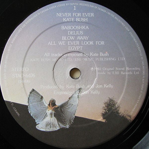 Kate Bush ~ Never For Ever (Vinyl) - Djungel & Jazz