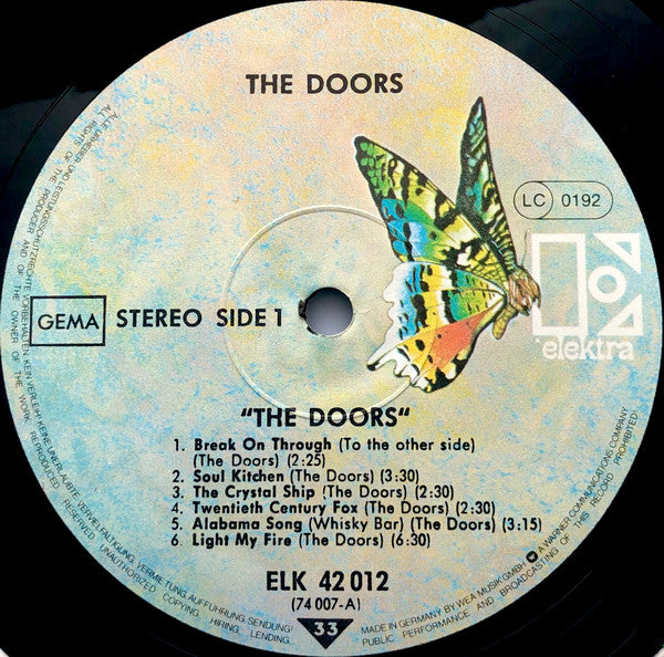 The Doors ~ The Doors (Vinyl) - Djungel & Jazz