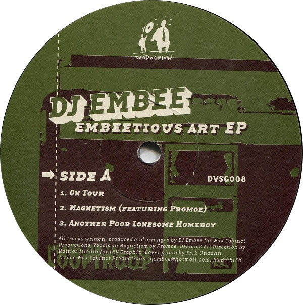 DJ EmBee ~ Embeetious Art EP (Vinyl) - Djungel & Jazz