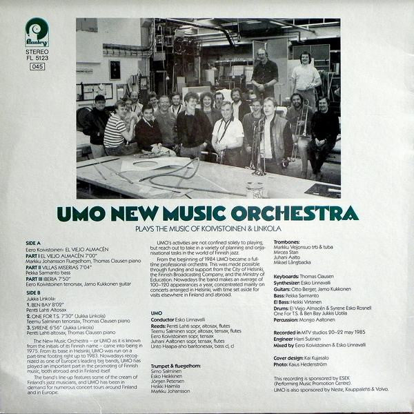 Umo New Music Orchestra ~ Umo New Music Orchestra Plays The Music Of Koivistoinen & Linkola (Vinyl) - Djungel & Jazz