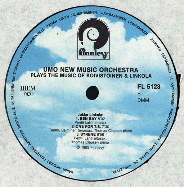 Umo New Music Orchestra ~ Umo New Music Orchestra Plays The Music Of Koivistoinen & Linkola (Vinyl) - Djungel & Jazz