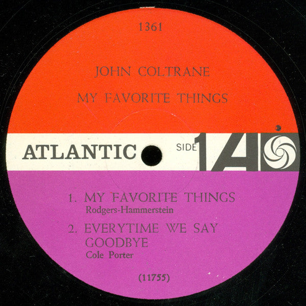 John Coltrane : My Favorite Things (LP, Album, Mono, RP)
