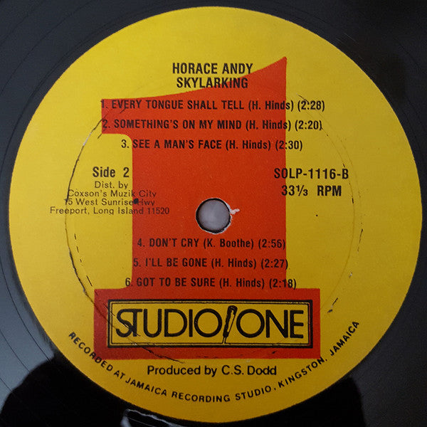 Horace Andy : Skylarking (LP, Album, RE)
