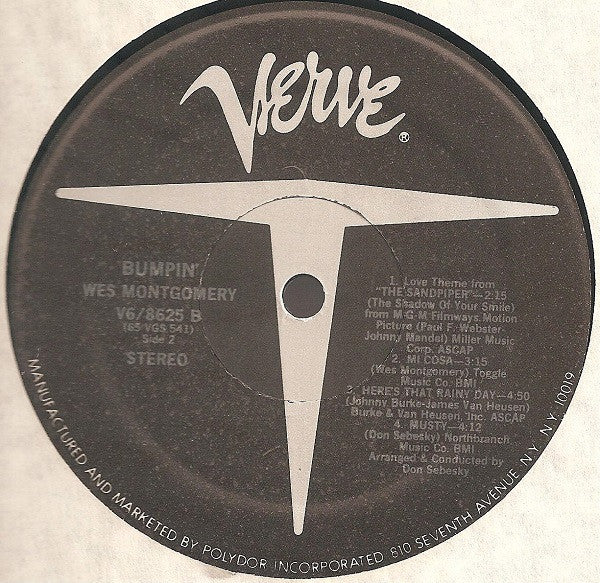 Wes Montgomery ~ Bumpin' (Vinyl) - Djungel & Jazz