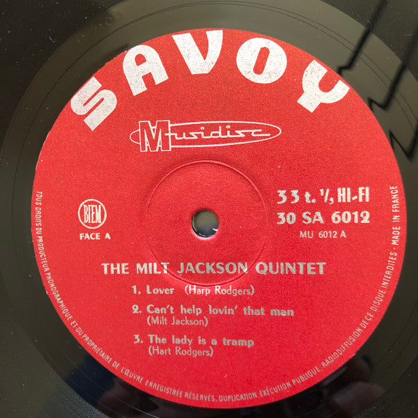 The Milt Jackson Quintet ~ The Milt Jackson Quintet (Vinyl) - Djungel & Jazz