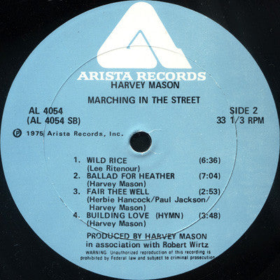 Harvey Mason : Marching In The Street (LP, Album, Pla)