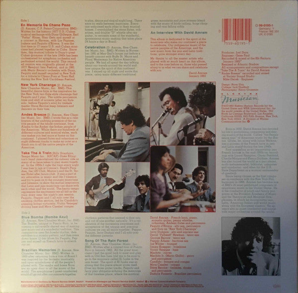David Amram And Friends ~ Latin-Jazz Celebration (Vinyl) - Djungel & Jazz