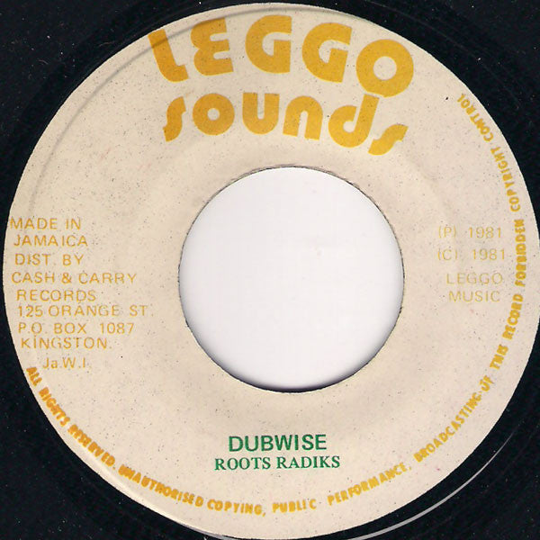 Milton Sterling : Dread Lock Jamboree / Dubwise (7")