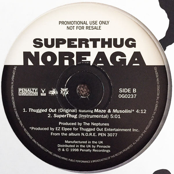 Noreaga : SuperThug (12", Promo)