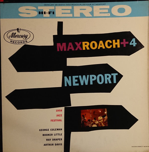 Max Roach Quintet ~ Max Roach + Four At Newport (Vinyl) - Djungel & Jazz