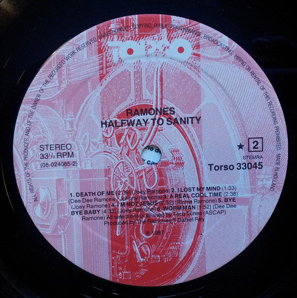 Ramones ~ Halfway To Sanity (Vinyl) - Djungel & Jazz