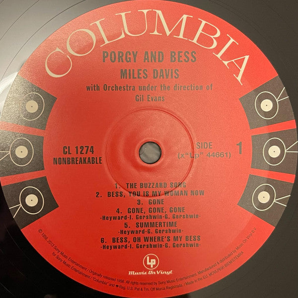 Miles Davis ~ Porgy And Bess (Vinyl) - Djungel & Jazz