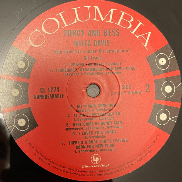 Miles Davis ~ Porgy And Bess (Vinyl) - Djungel & Jazz