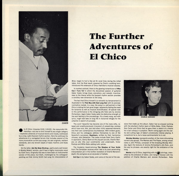 Chico Hamilton ~ The Further Adventures Of El Chico (Vinyl) - Djungel & Jazz