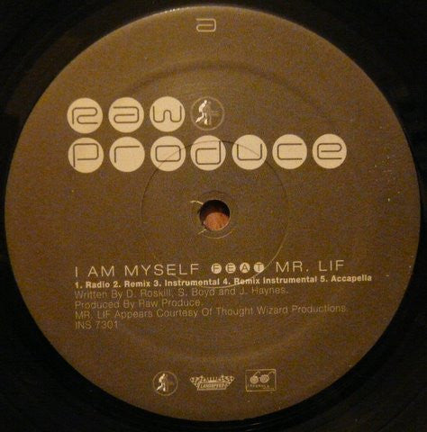 Raw Produce ~ I Am Myself (Vinyl) - Djungel & Jazz