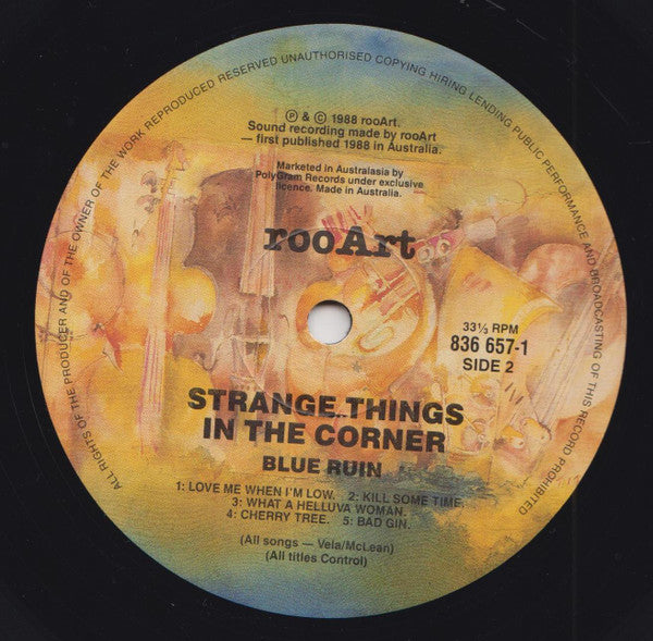 Blue Ruin ~ Strange Things In The Corner (Vinyl) - Djungel & Jazz