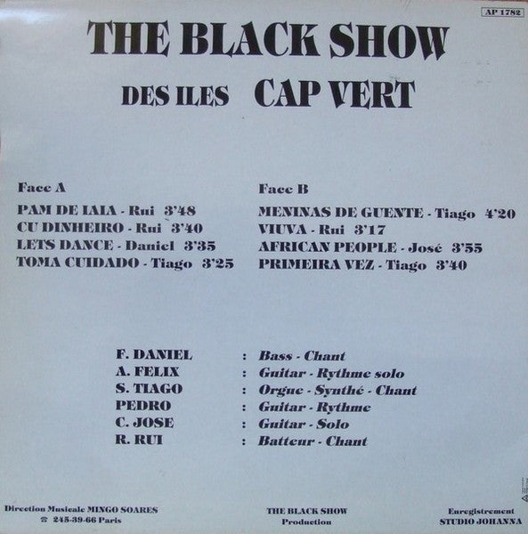 The Black Show : African People (LP, Album)