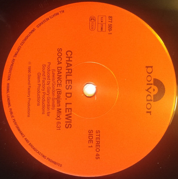 Charles D. Lewis ~ Soca Dance (Vinyl) - Djungel & Jazz