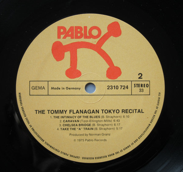 Tommy Flanagan Trio ~ The Tommy Flanagan Tokyo Recital (Vinyl) - Djungel & Jazz