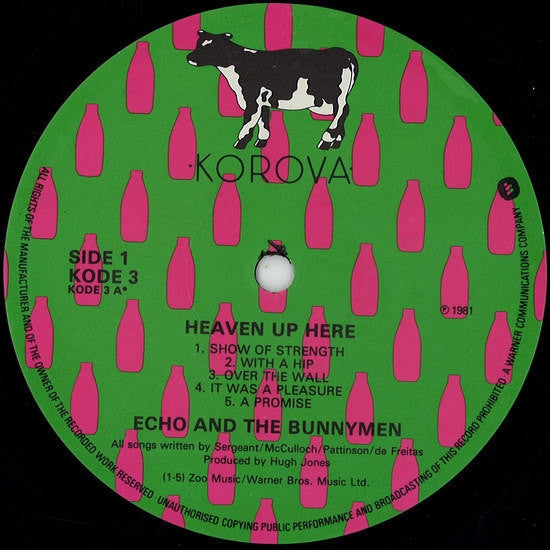 Echo & The Bunnymen ~ Heaven Up Here (Vinyl) - Djungel & Jazz