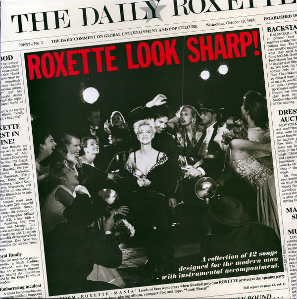 Roxette : Look Sharp! (LP, Album)