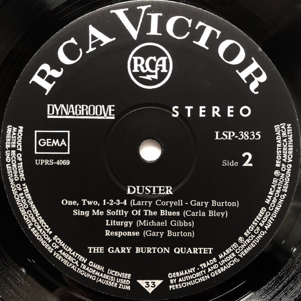 Gary Burton Quartet ~ Duster (Vinyl) - Djungel & Jazz