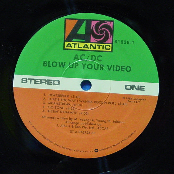 AC/DC ~ Blow Up Your Video (Vinyl) - Djungel & Jazz