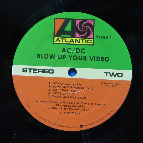 LP: AC/DC - Blow Up Your Video