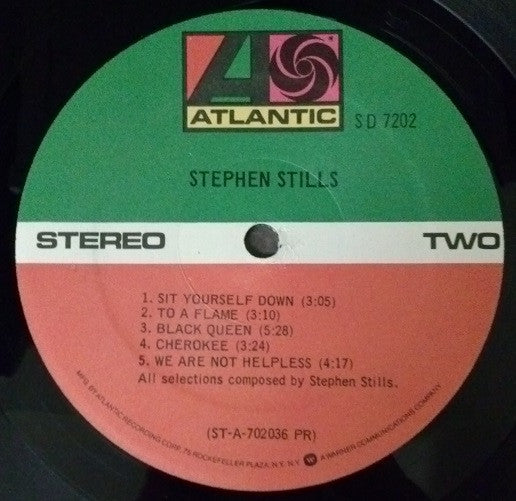 Stephen Stills : Stephen Stills (LP, Album, RP, Pre)
