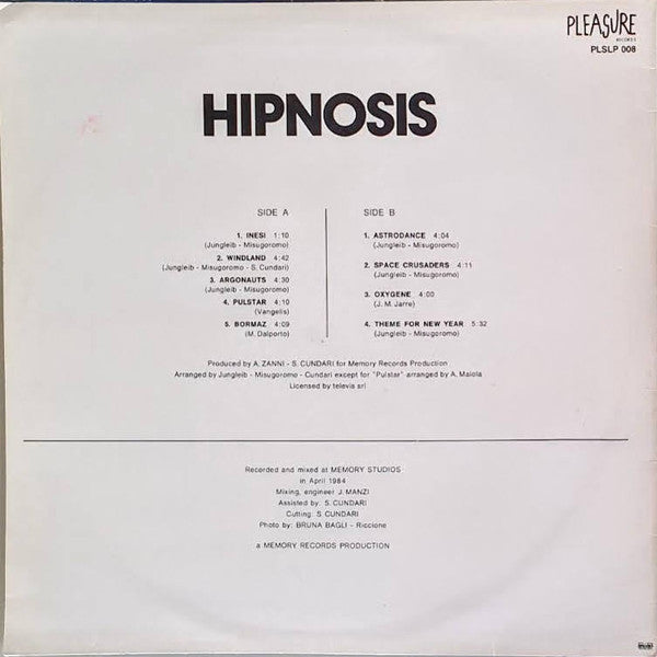 Hipnosis ~ Hipnosis (Vinyl) - Djungel & Jazz