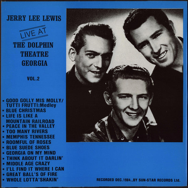 Jerry Lee Lewis : Live At Dolphin Theatre Georgia Vol. 2 (LP, Album, Unofficial)