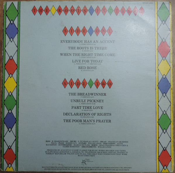 The Mighty Diamonds : The Roots Is There (LP, Album)