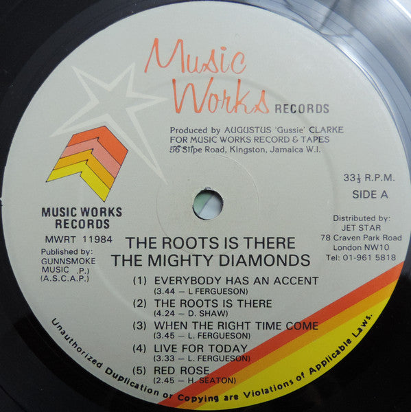 The Mighty Diamonds : The Roots Is There (LP, Album)