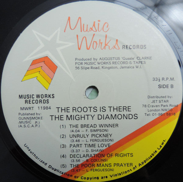 The Mighty Diamonds : The Roots Is There (LP, Album)