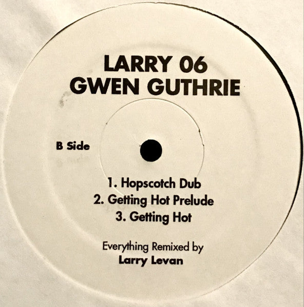 Gwen Guthrie : Hopscotch / Getting Hot (12", Unofficial)