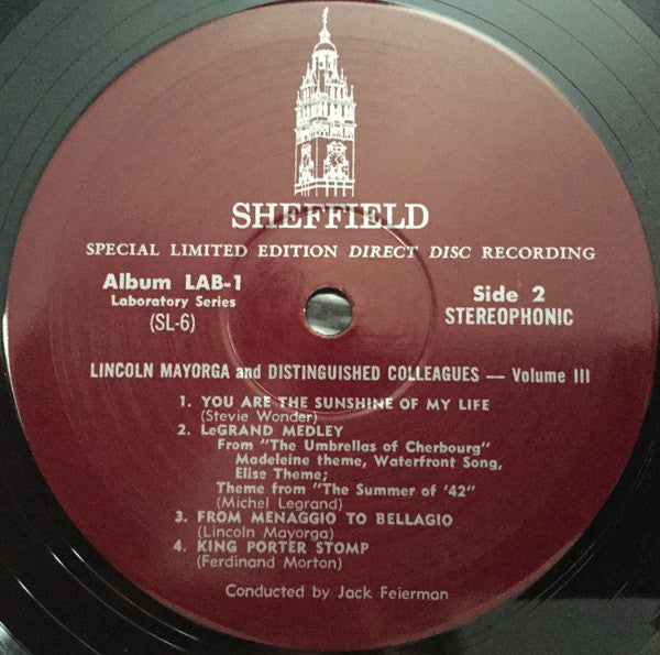 Lincoln Mayorga ~ Lincoln Mayorga & Distinguished Colleagues - Volume III (Vinyl) - Djungel & Jazz