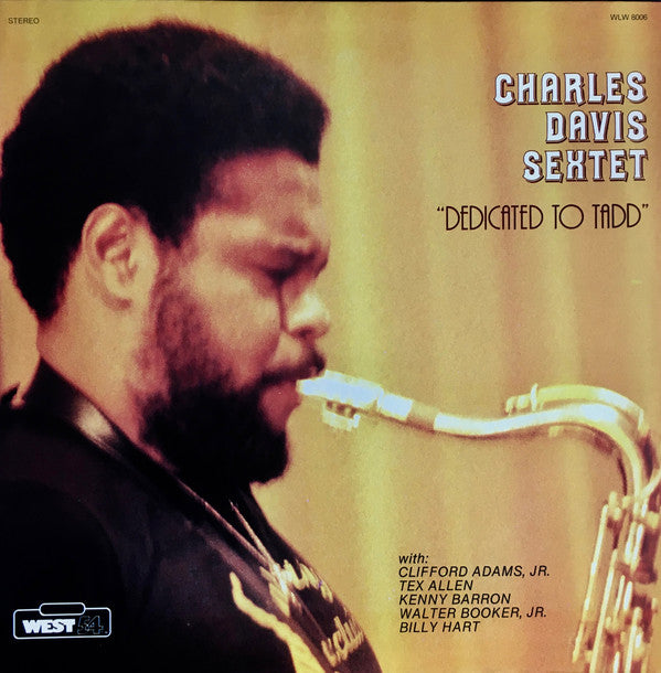 Charles Davis Sextet ~ Dedicated To Tadd (Vinyl) - Djungel & Jazz