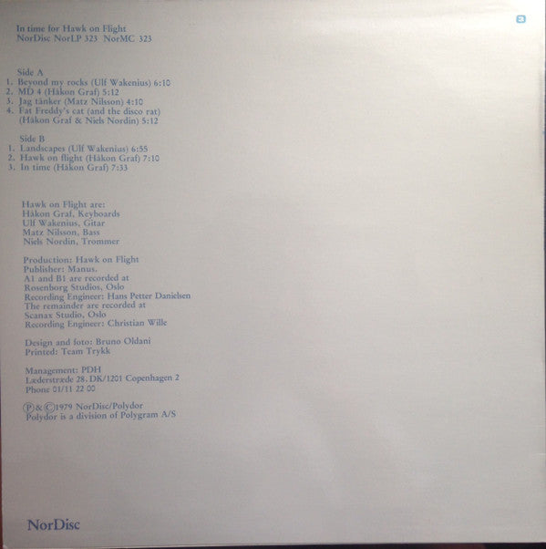 Hawk On Flight ~ In Time For Hawk On Flight (Vinyl) - Djungel & Jazz