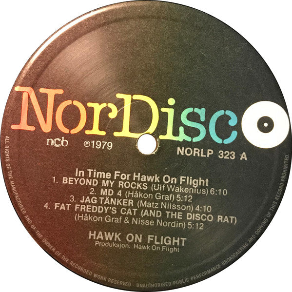Hawk On Flight ~ In Time For Hawk On Flight (Vinyl) - Djungel & Jazz