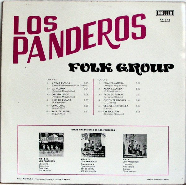 Los Panderos ~ Los Panderos (Vinyl) - Djungel & Jazz