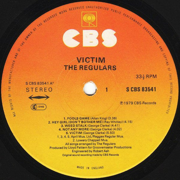 Reggae Regular : Victim (LP, Album + 12", Single + Album, Gat)