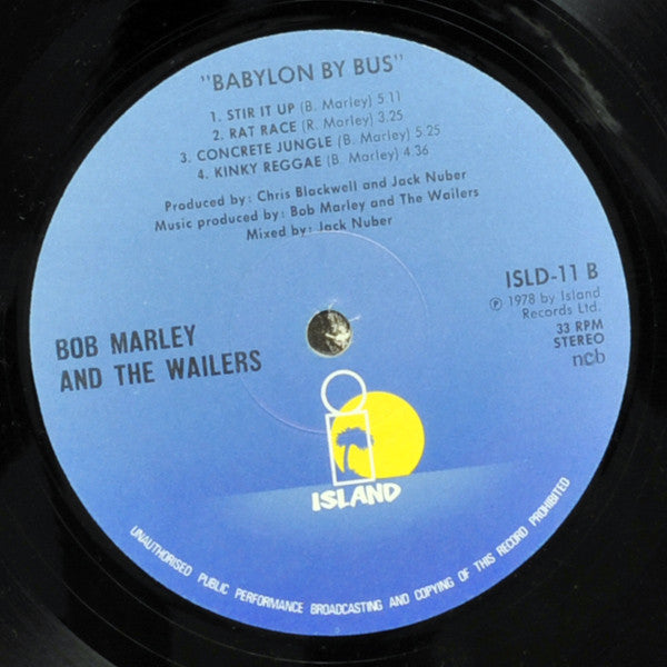 Bob Marley & The Wailers : Babylon By Bus (2xLP, Album)
