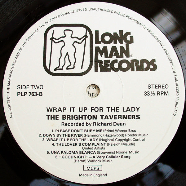 Taverners Of Brighton ~ Wrap It Up For The Lady (Vinyl) - Djungel & Jazz