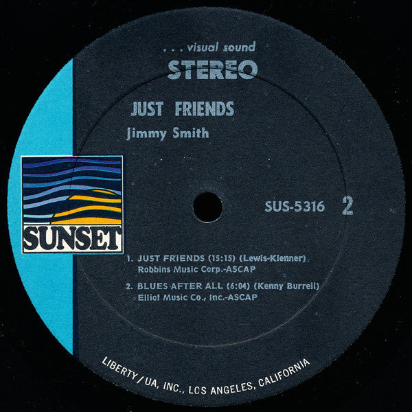 Jimmy Smith ~ Just Friends (Vinyl) - Djungel & Jazz