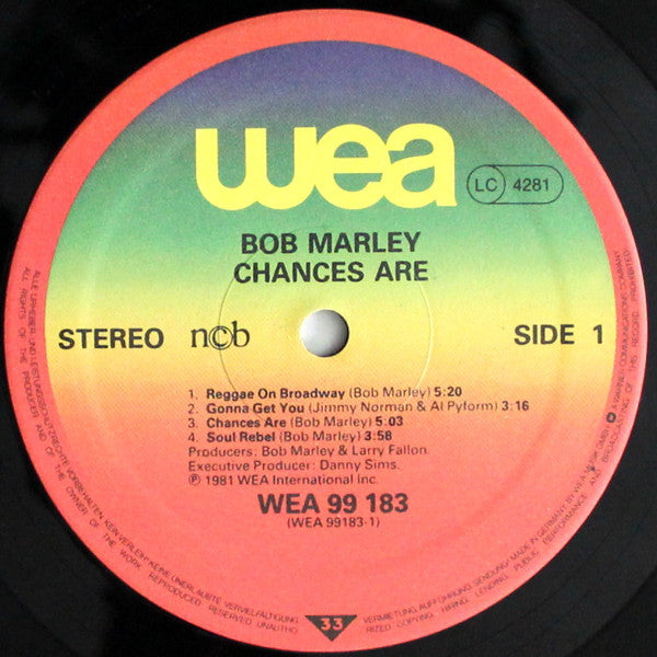 Bob Marley ~ Chances Are (Vinyl) - Djungel & Jazz