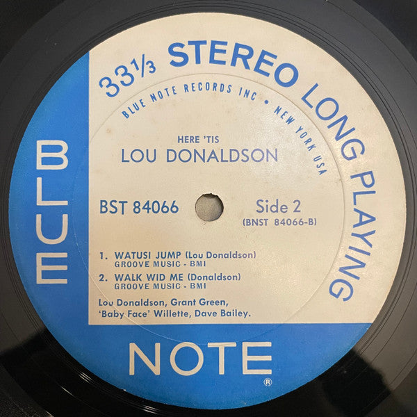 Lou Donaldson ~ Here 'Tis (Vinyl) - Djungel & Jazz