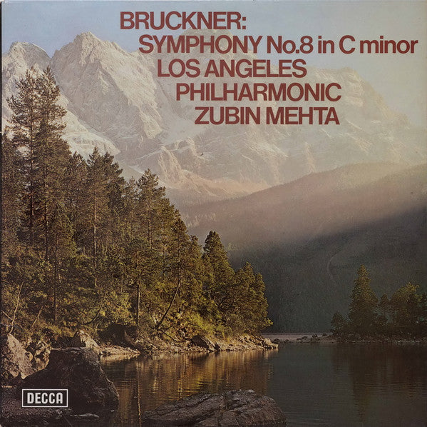 Bruckner*, Los Angeles Philharmonic Orchestra, Zubin Mehta : Symphony No. 8 In C Minor (2xLP)