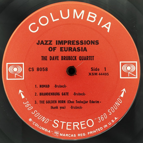 The Dave Brubeck Quartet ~ Jazz Impressions Of Eurasia (Vinyl) - Djungel & Jazz