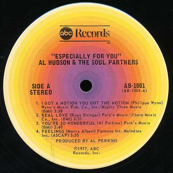 Al Hudson & The Partners ~ Especially For You (Vinyl) - Djungel & Jazz